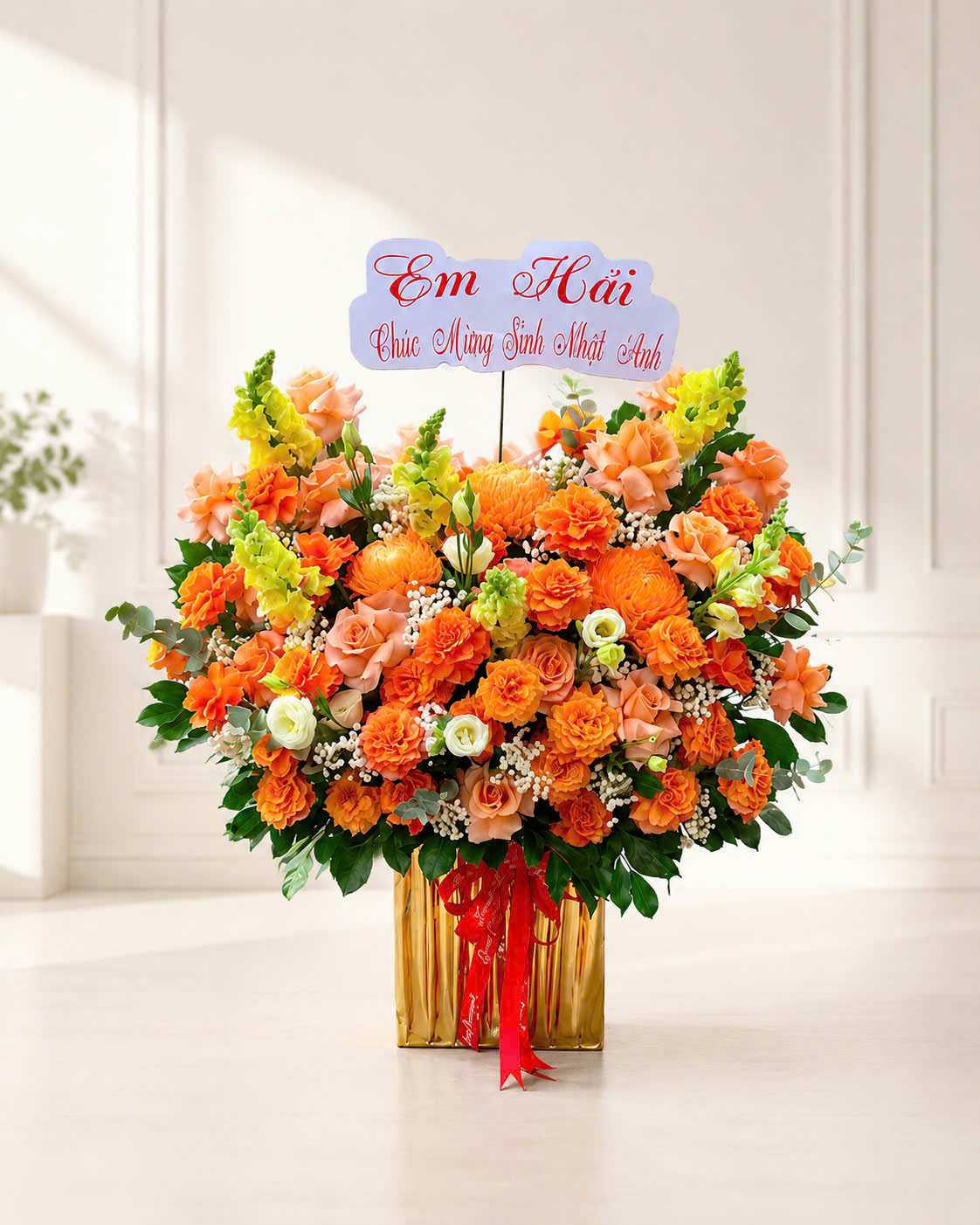 Kệ hoa khai trương Vượng Khí 016