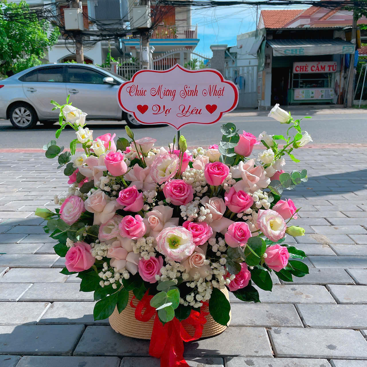 Kệ hoa khai trương Phước Lộc 018