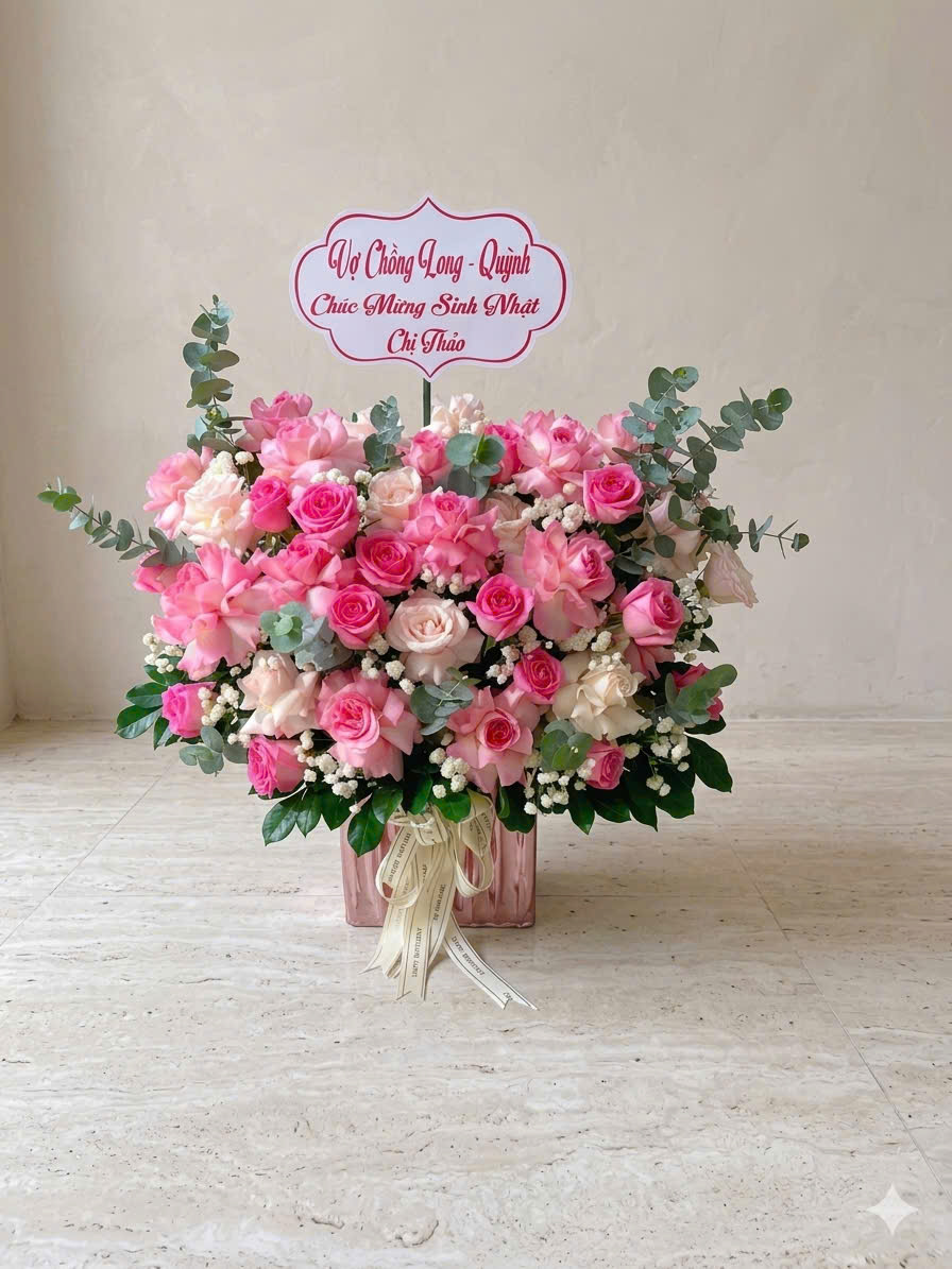 Kệ hoa khai trương Phát Tài 024