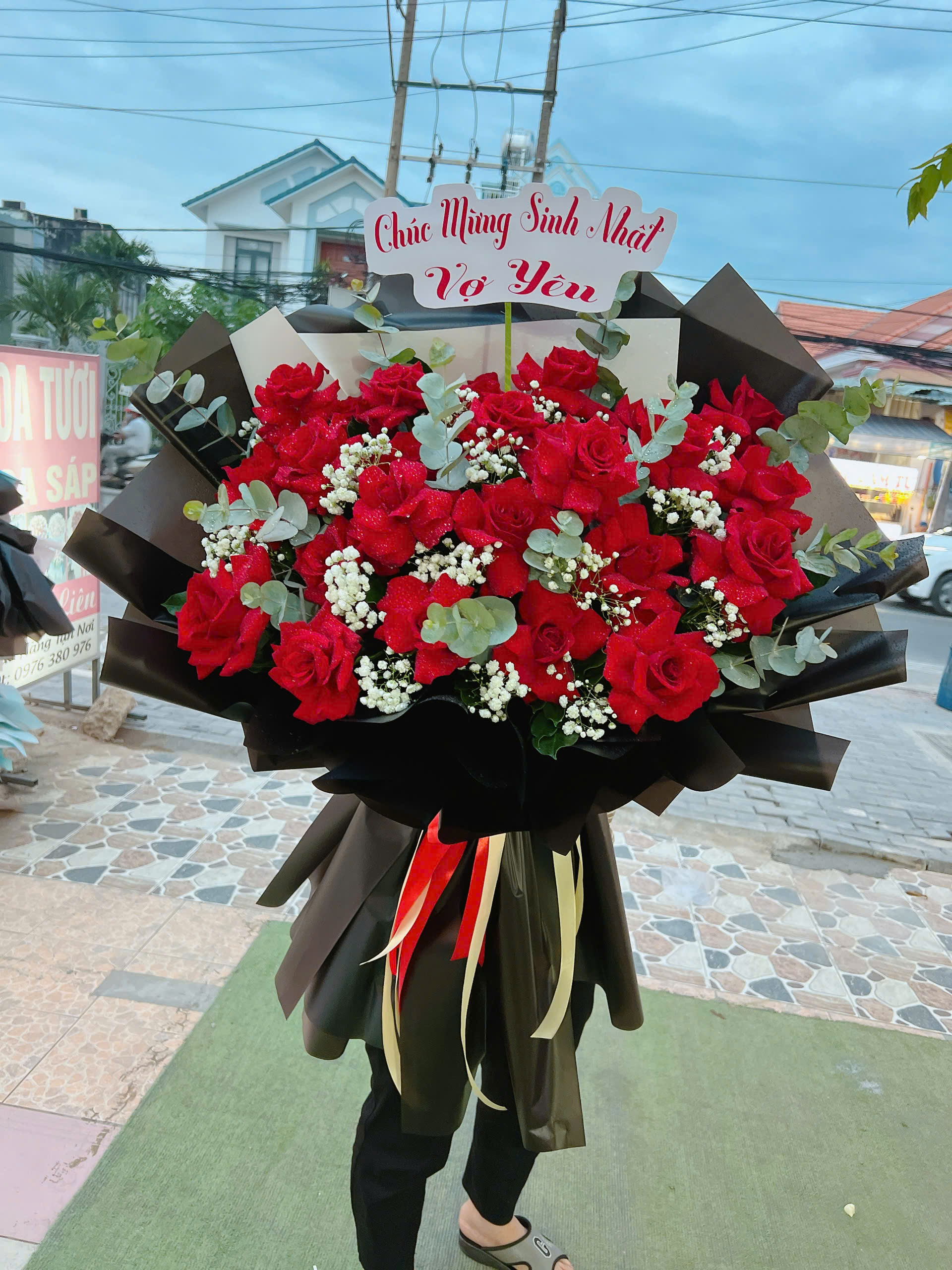 Kệ hoa khai trương Cát Tường 034