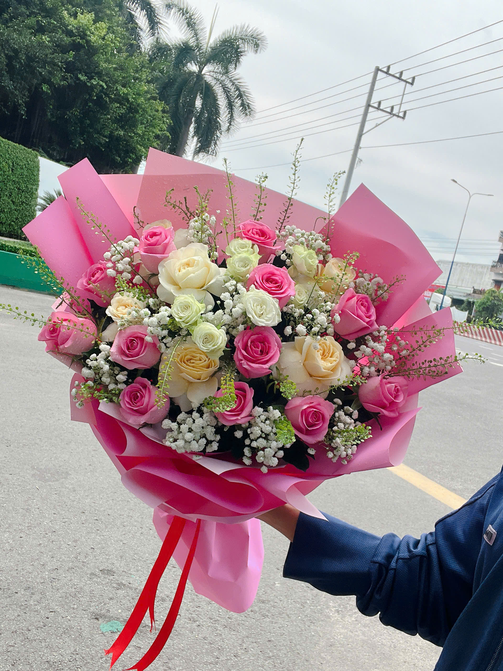 Kệ hoa khai trương Phát Tài 044